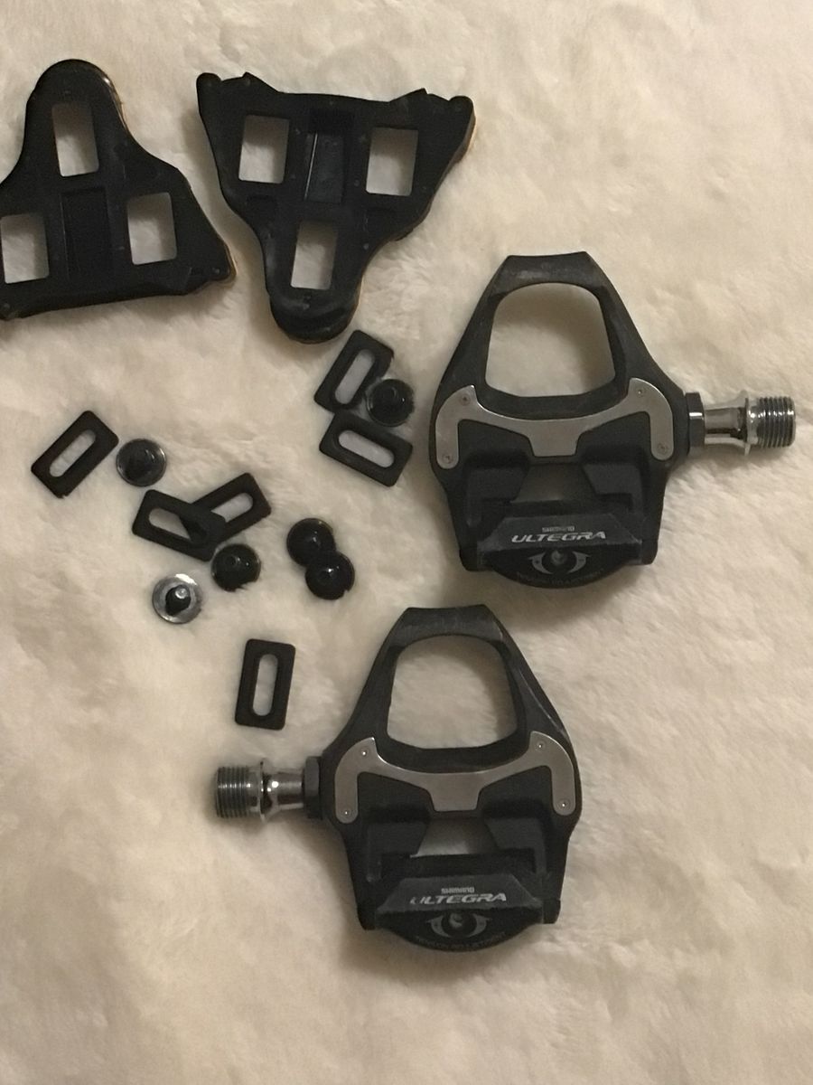 SHIMANO ULTEGRA PD-6800 ROAD BIKE clipless pedals with cleats carbon fiber