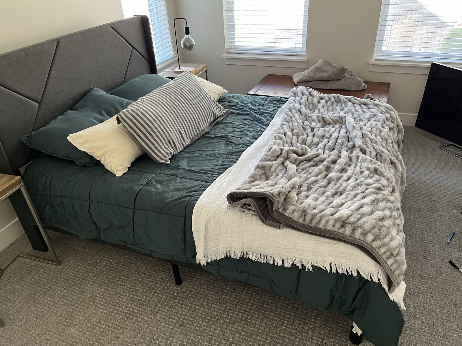 Queen bed