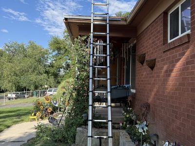 Alloy Telescopic Extension Ladder Collapsible Compact Design ( 15 ft )