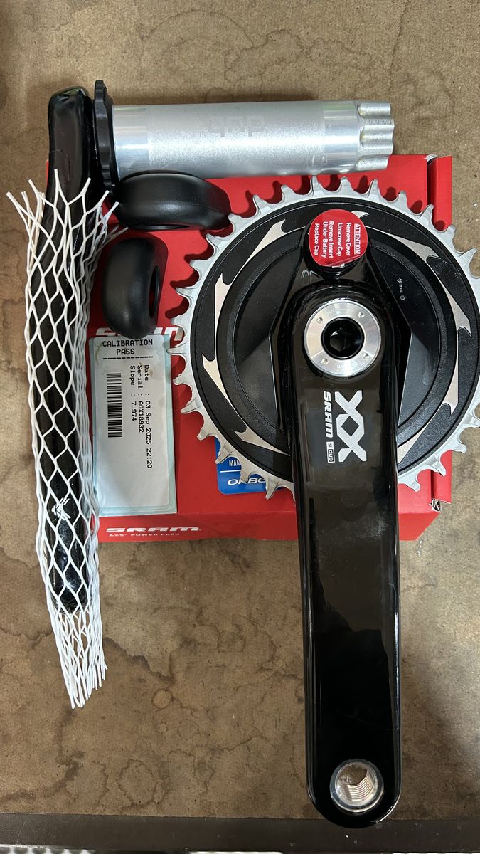 SRAM XX SL crankset w/ powermeter