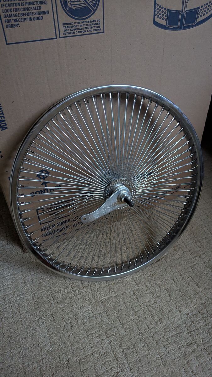 Bike 20" rear rim/wheel/lowrider