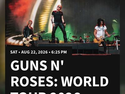 2 - Guns N' Roses Tickets - World Tour 2026 - Allegiant Stadium Las Vegas