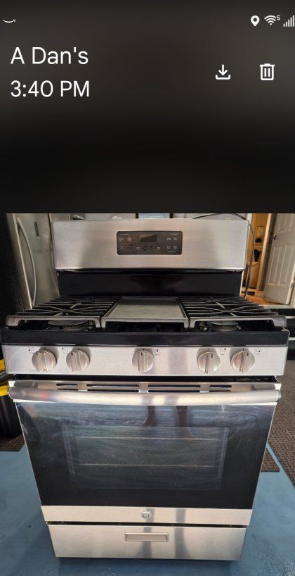 GE "GAS RANGE"