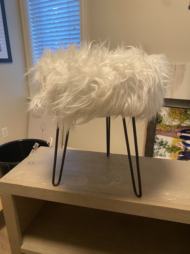 White Decorative Stool