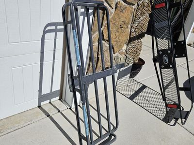 hitch mount cargo carriers, one small one large