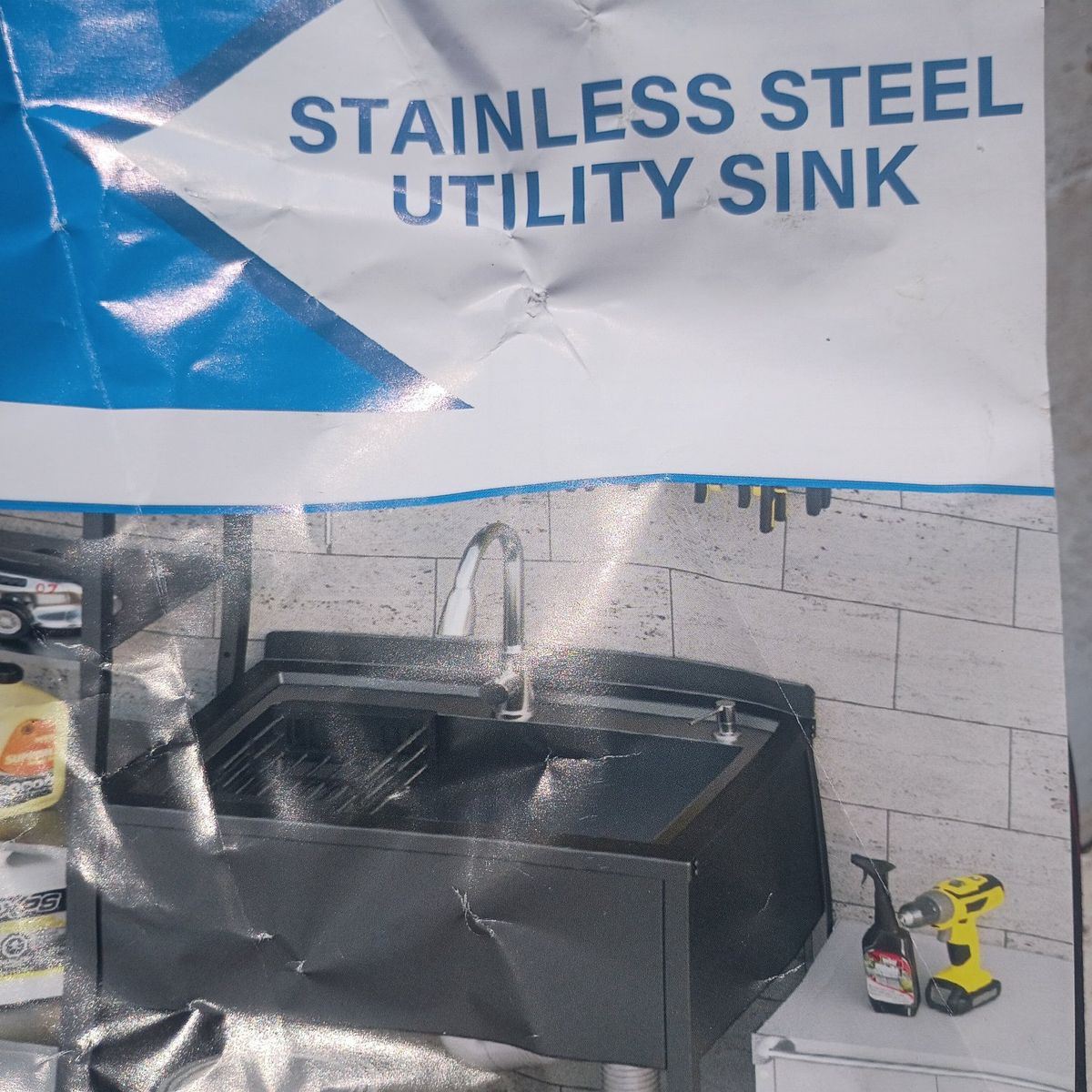 new in box utility sink