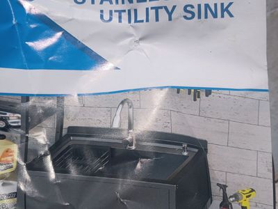 new in box utility sink