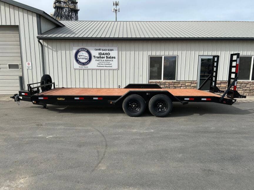 2026 Big Bubba's Trailers 82'x22' Equipment Trailer with standup ramps 14K