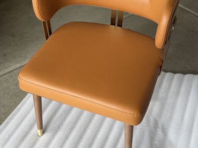 Modern leather dining chair