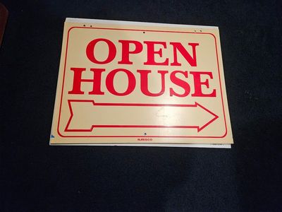 Open House Sign