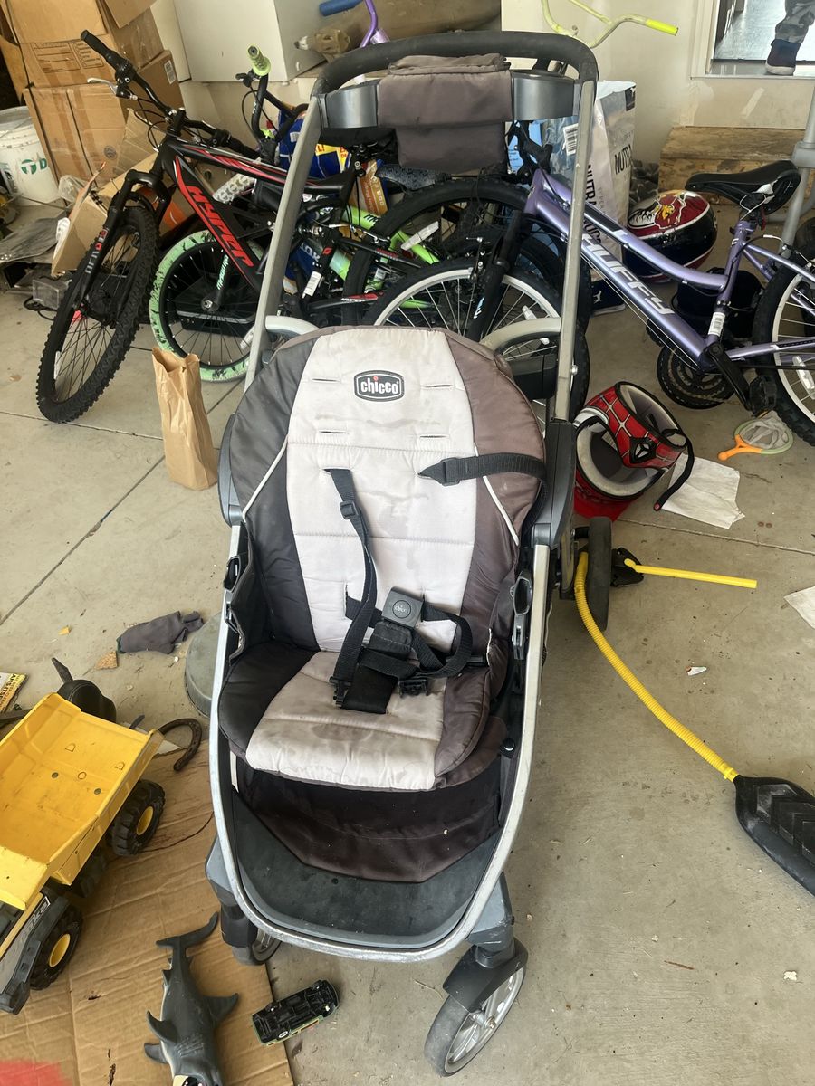 Chicco Cortina CX Stroller - Travel System Compatible, Black/Gray, Used