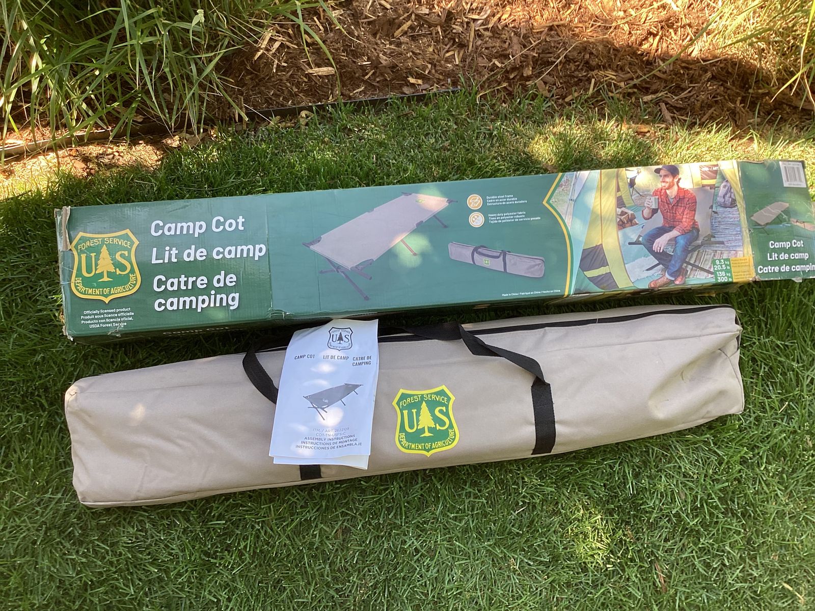 Camp Cot Extra Size
