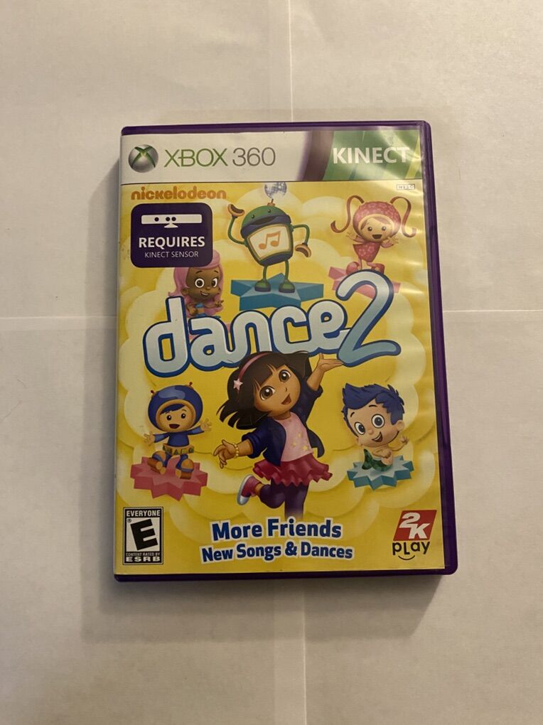 Nickelodeon Dance 2(Microsoft Xbox 360, 2012) Used