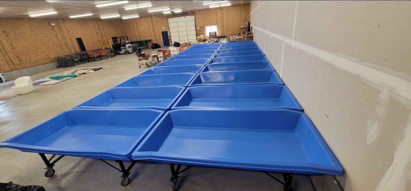 Sorting / Bin / Dump Tables on Wheels