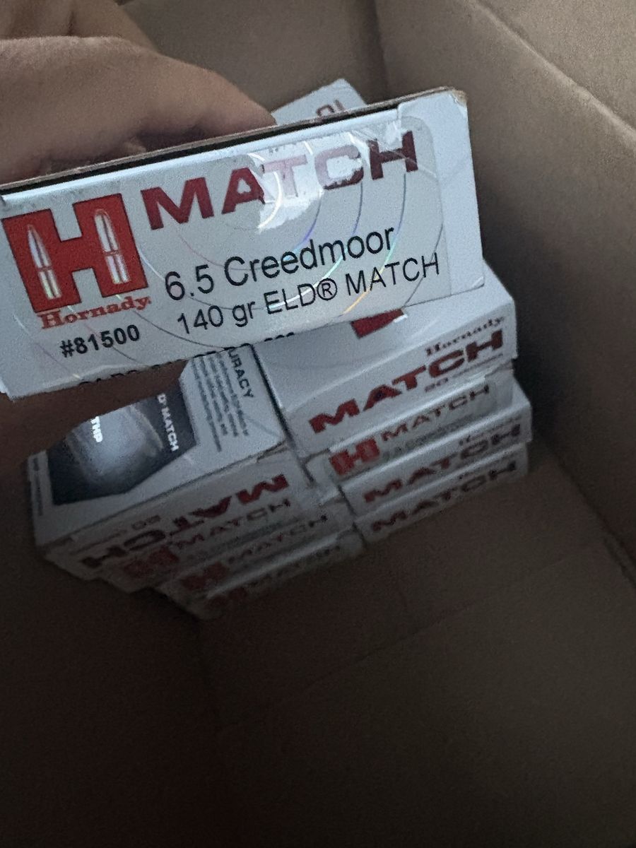 Hornady 6.5 Creedmoor 140 gr ELD Match