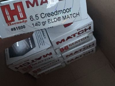 Hornady 6.5 Creedmoor 140 gr ELD Match