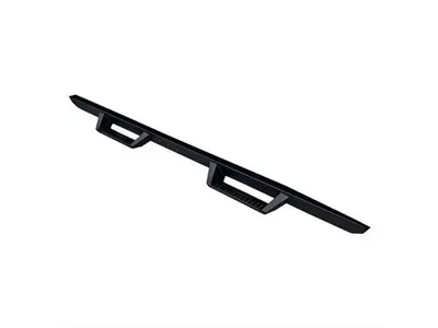 TrailFX Black Powder Coated Drop Down Steps 2019-2026 Dodge Ram 1500 Steel Square Nerf Bars Side Steps DHS018B