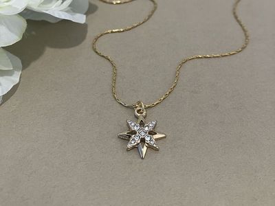 Minimalist Style Golden Star Necklace