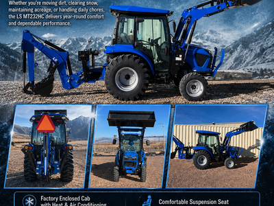 LS MT232 Tractor, Loader, Backhoe