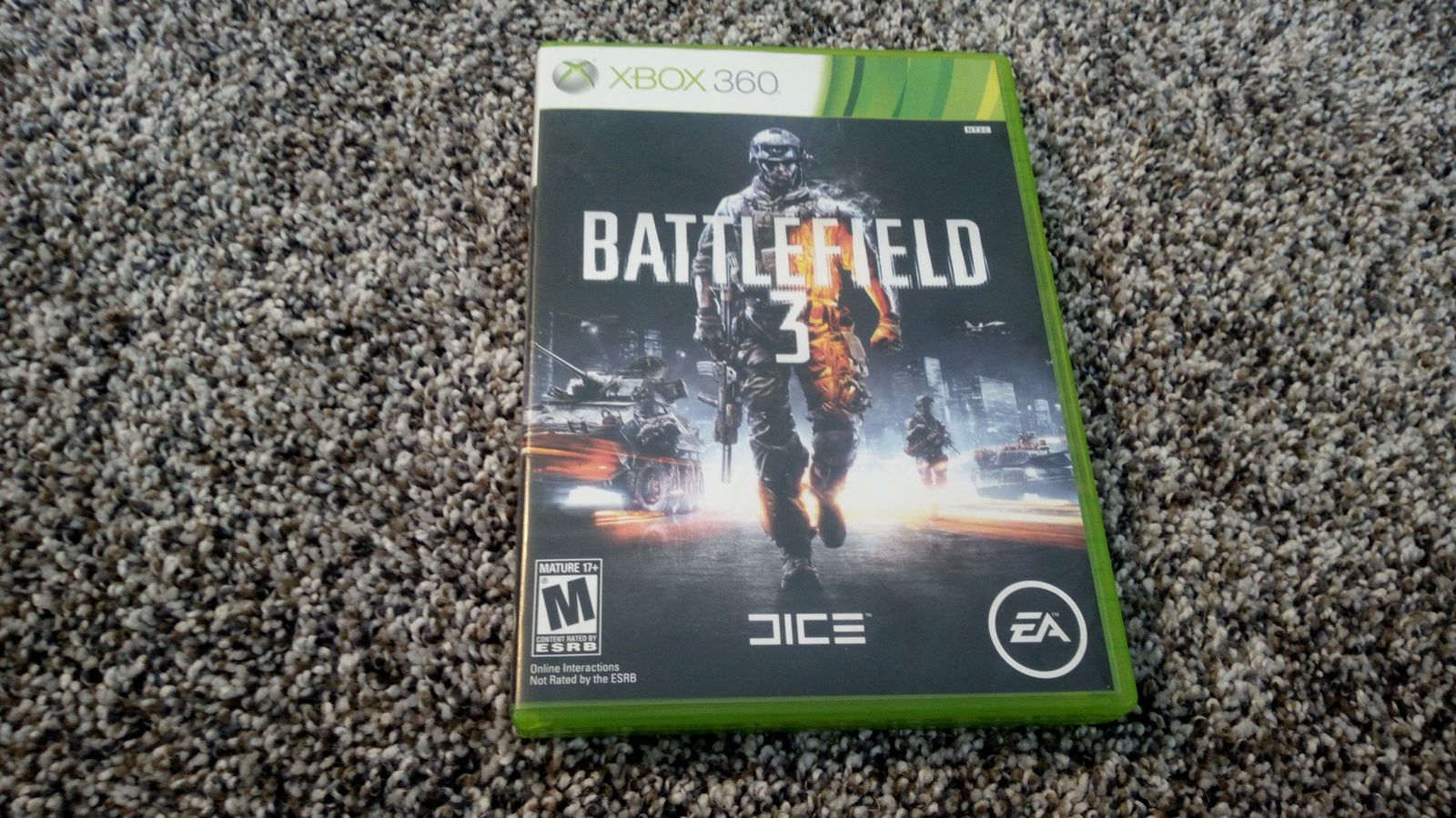 Battlefield 3 (Xbox 360) EA DICE Shooter Game - Complete with Case, Discs, and Manual
