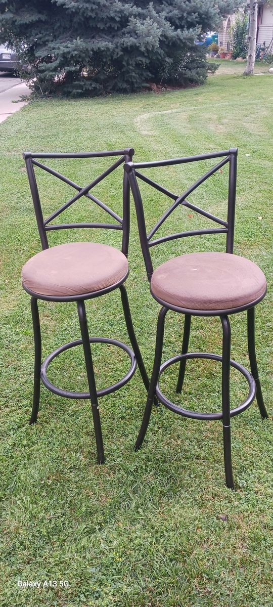 Two Barstools in Good Condition