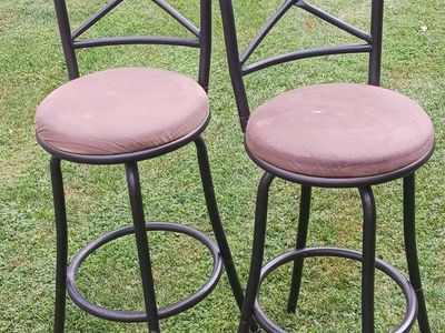 Two Barstools in Good Condition