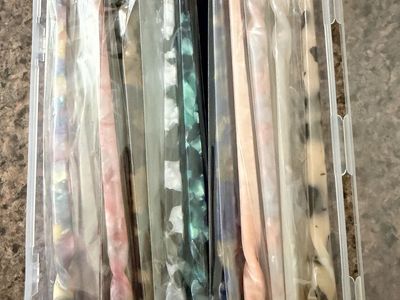 New. Set Of 10 Decorative Hair Sticks