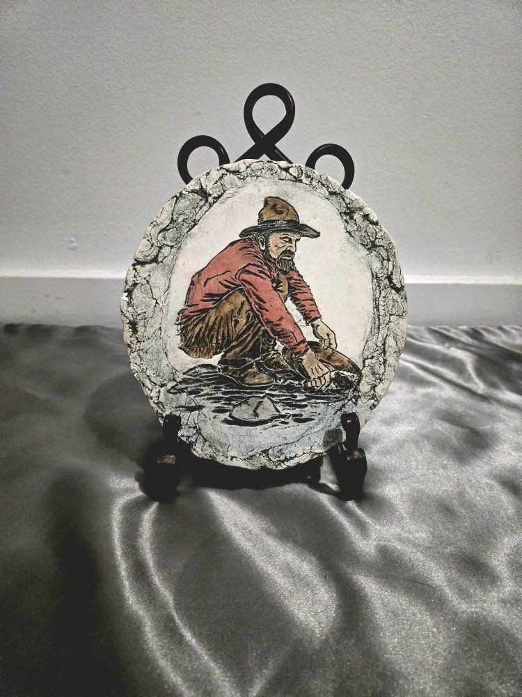7x7 Collectible 'Shapes by Stan' Clay Plaque