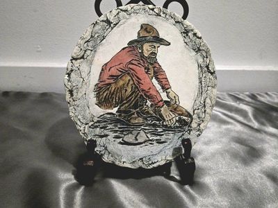 7x7 Collectible 'Shapes by Stan' Clay Plaque