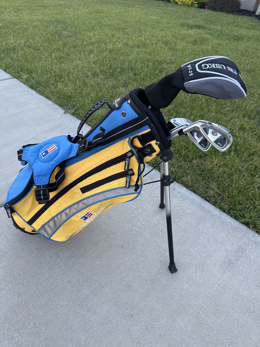 US Kids Golf Left-Handed Junior Golf Club Set with Bag - 42" for 4-5 Year Olds