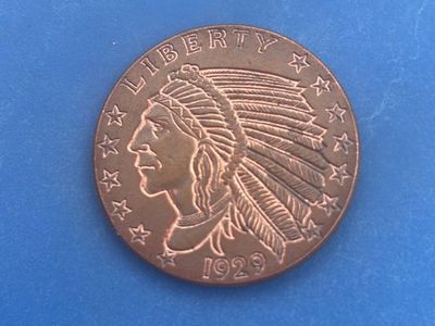 Vary Rare US indian head half eagle 1929