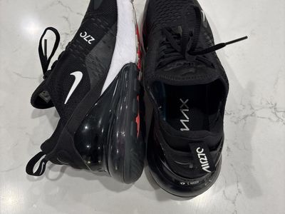 Nike Air Max 270 Black/White Men's Running Shoes US 10.5 AH8050-002
