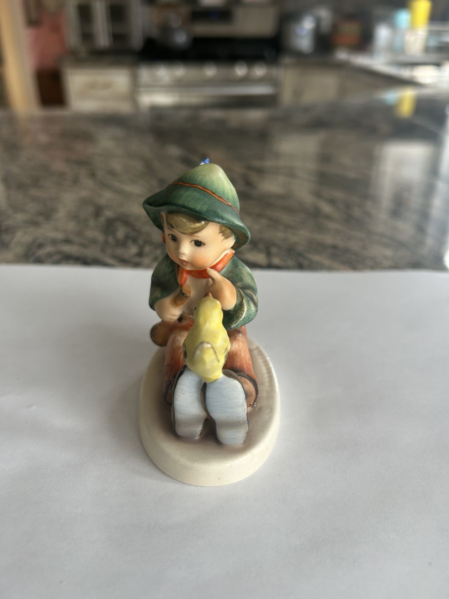 Vintage Hummel #63 Boy Whistling to Bird – Goebel – West Germany