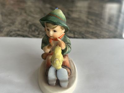Vintage Hummel #63 Boy Whistling to Bird – Goebel – West Germany