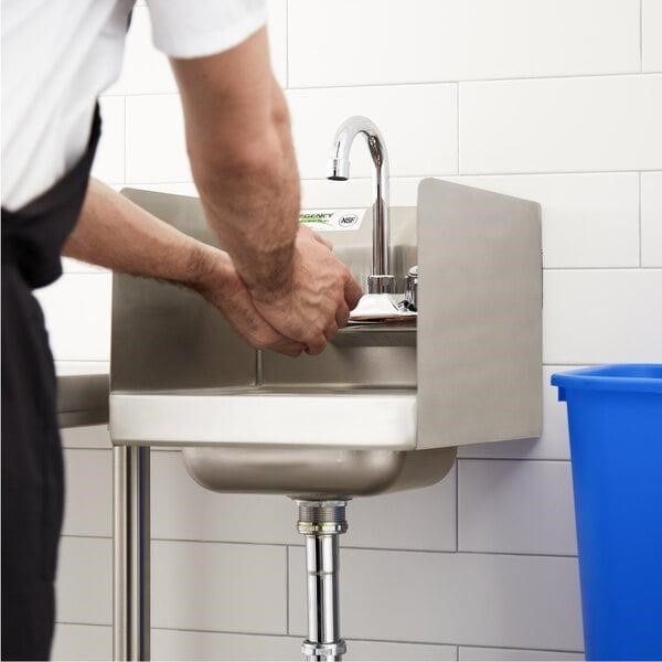 8” gooseneck faucet