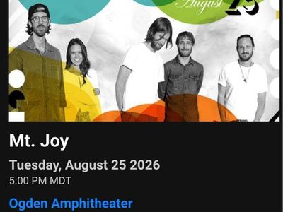 Mt. Joy Tickets - Ogden Amphitheater - August 25