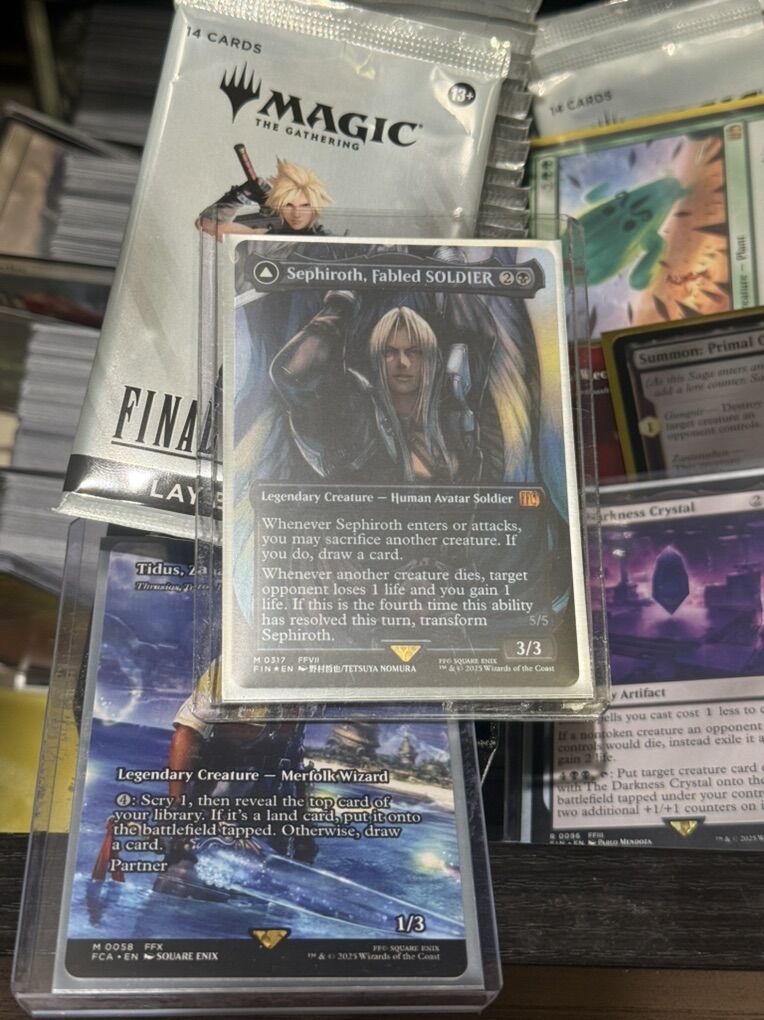 Sephiroth Fabled Soldier Foil MTG Magic M 0317