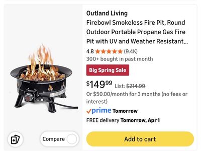Outland FIre Ring. Brand New