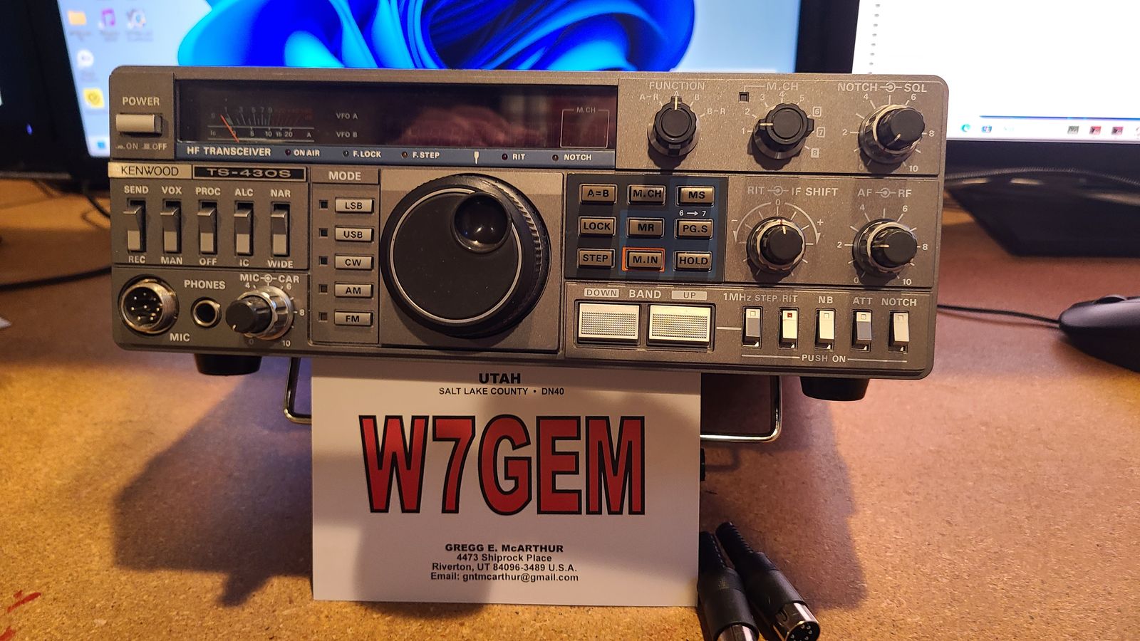 Kenwood TS-430S HF Transceiver with Accessories