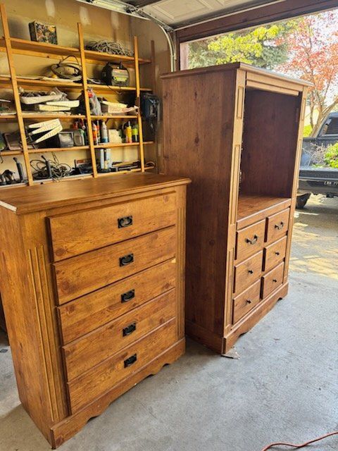 Rustic Solid Wood California King Bedroom Set