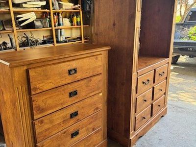 Rustic Solid Wood California King Bedroom Set