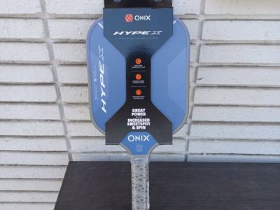 ONIX Hype X Performance Pickleball Paddle - Max Spin Composite Face, Carbon Fiber Power Frame