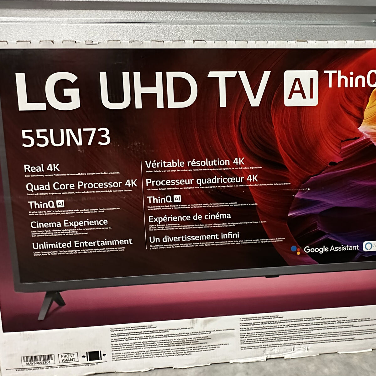 LG 55” 4K UHD Smart TV