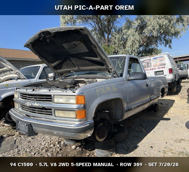 1994 Chevrolet C1500 Parts - UTPAP Orem
