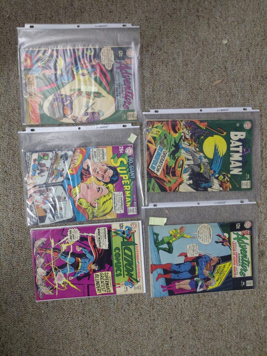 5 Comic books 1968-1969 $100 for all 5 text 385-414-9627  Cash only