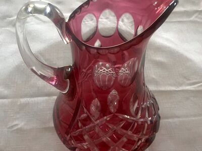 Vintage Fenton RUBY Pitcher