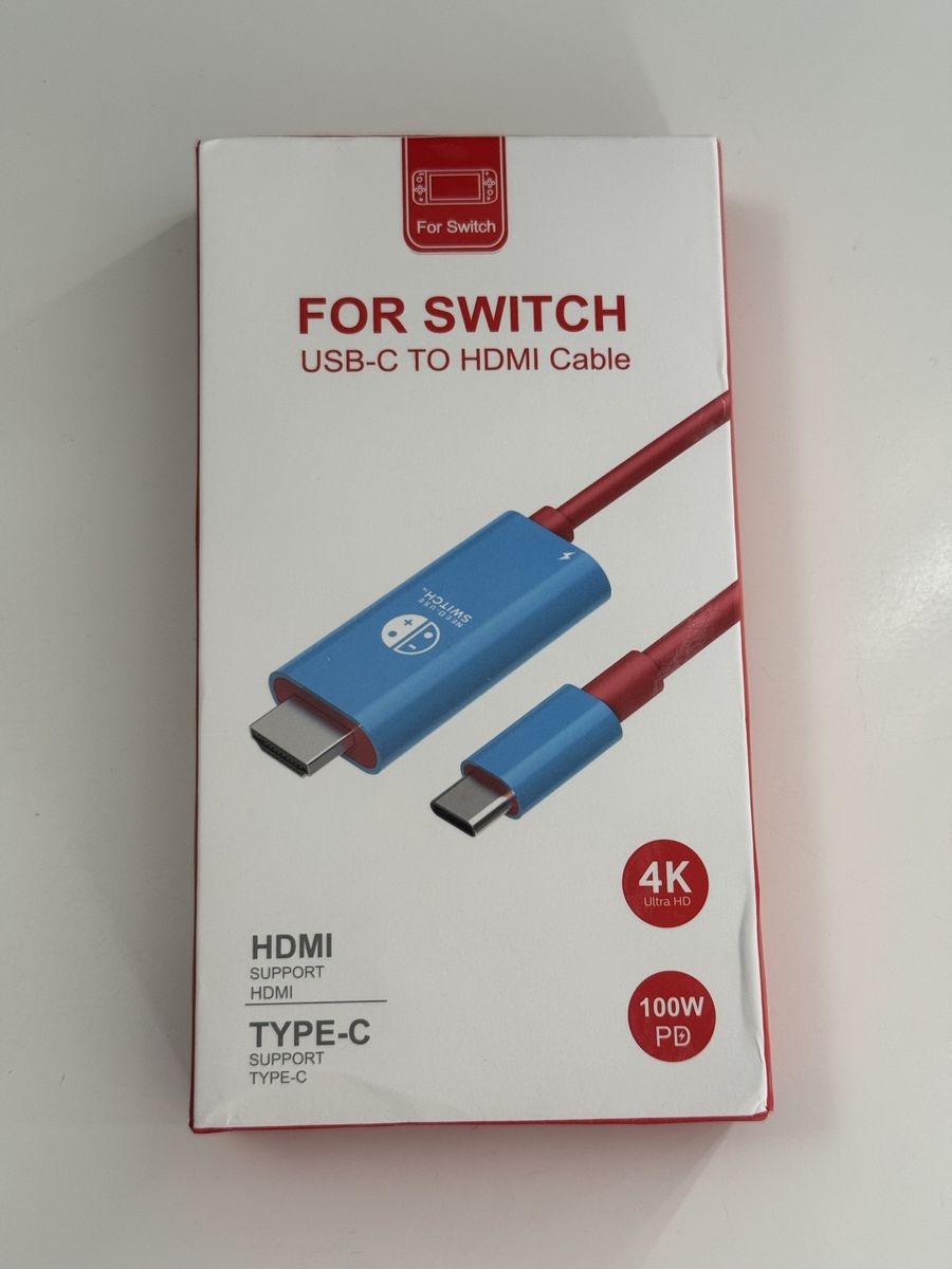 Type C To Hdmi Cable For Nintendo Switch
