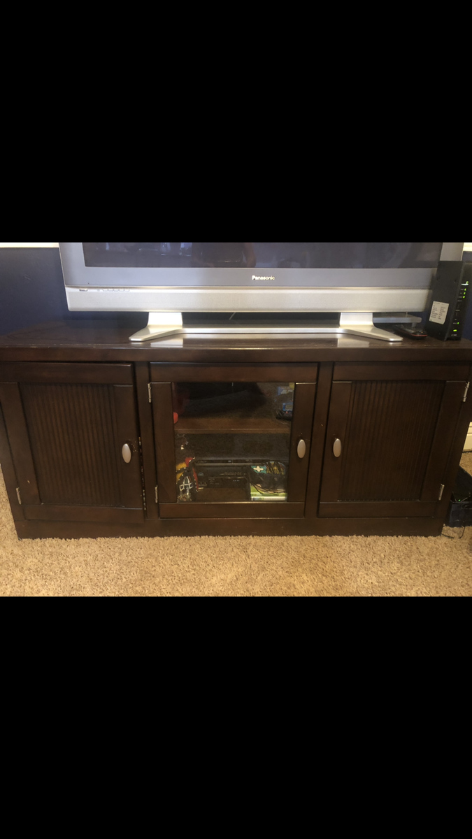 Real Wood Entertainment Center