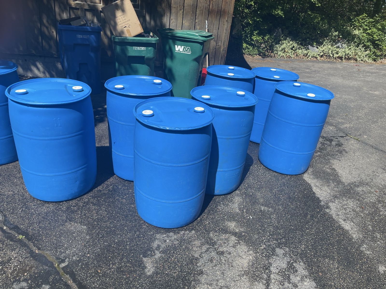 Water Barrels - 55 gallon