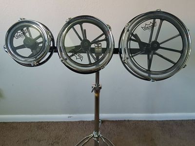Vintage Pearl rototoms with new heads